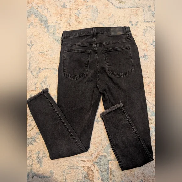 Madewell High Rise Black Jeans - Picture 6 of 8